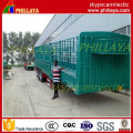 3 Axles Stake Tri-Axle Fence Tansport Semi Trailer Livestock & Farm Goods Carrier Cargo Trailers